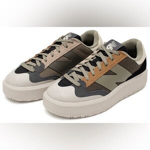 New Balance CT302 Tan and Gray Casual Sneakers